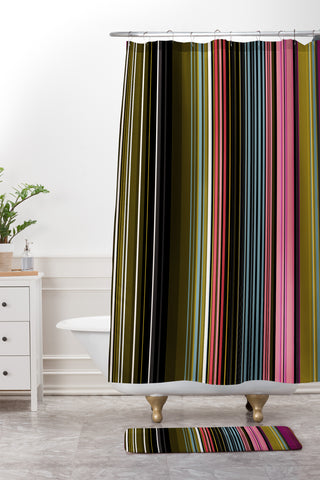 Iveta Abolina Bijou II Shower Curtain And Mat