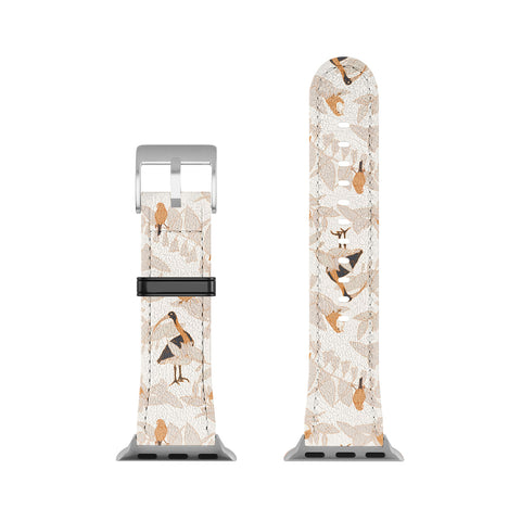 Iveta Abolina Birds and Vines Cream Apple Watch Band
