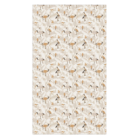 Iveta Abolina Birds and Vines Cream Tablecloth