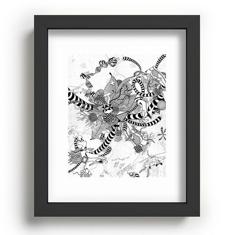 Iveta Abolina Black And White Play Recessed Framing Rectangle