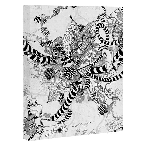 Iveta Abolina Black And White Play Art Canvas