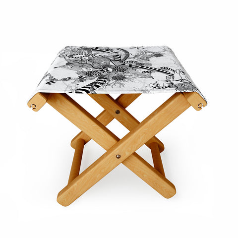 Iveta Abolina Black And White Play Folding Stool