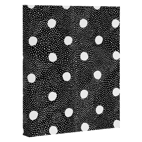 Iveta Abolina Black Polka Art Canvas