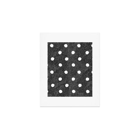 Iveta Abolina Black Polka Art Print