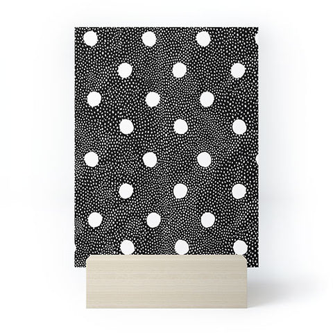 Iveta Abolina Black Polka Mini Art Print