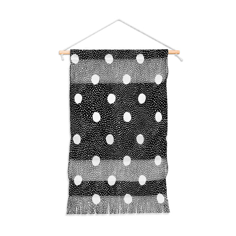 Iveta Abolina Black Polka Wall Hanging Portrait