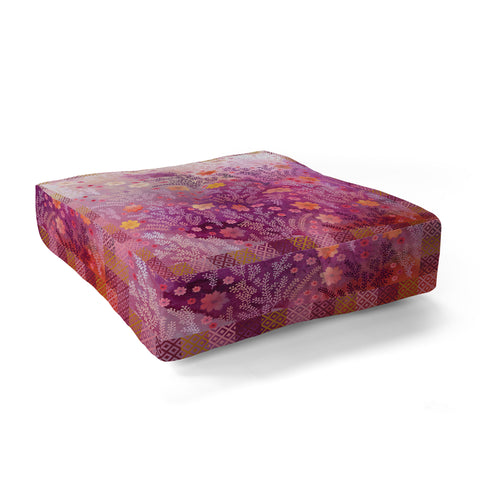 Iveta Abolina Blackberry Summer I Floor Pillow Square