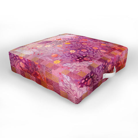 Iveta Abolina Blackberry Summer I Outdoor Floor Cushion