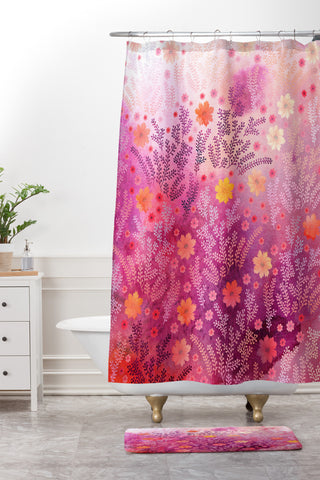 Iveta Abolina Blackberry Summer I Shower Curtain And Mat