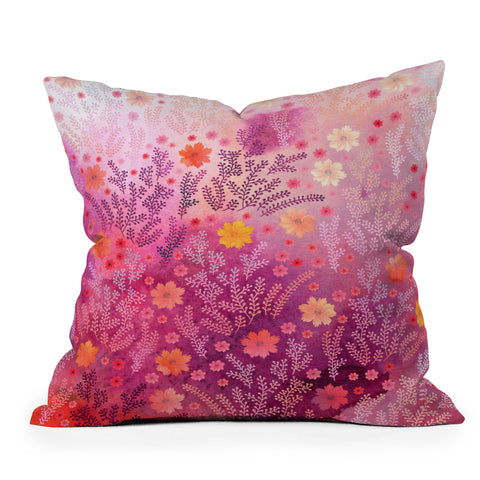 Iveta Abolina Blackberry Summer I Throw Pillow