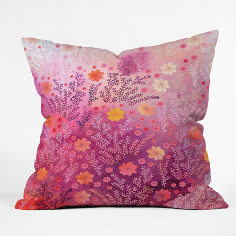 Iveta Abolina Blackberry Summer I Outdoor Throw Pillow