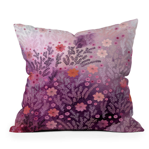 Iveta Abolina Blackberry Summer II Throw Pillow