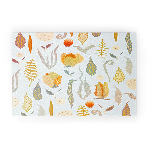 Iveta Abolina Blanche Garden Welcome Mat