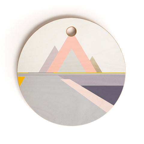 Iveta Abolina Bloc de couleur I Cutting Board Round