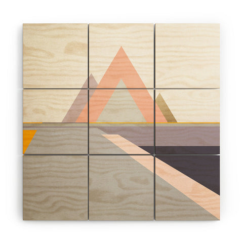 Iveta Abolina Bloc de couleur I Wood Wall Mural