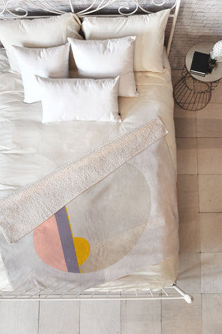 Iveta Abolina Bloc de couleur II Fleece Throw Blanket