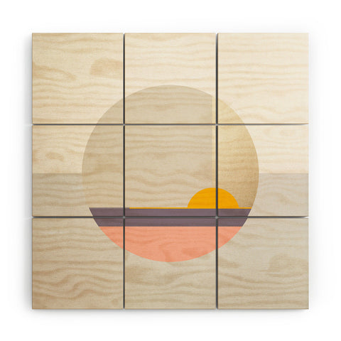 Iveta Abolina Bloc de couleur II Wood Wall Mural