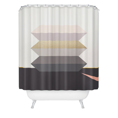 Iveta Abolina Bloc de couleur III Shower Curtain