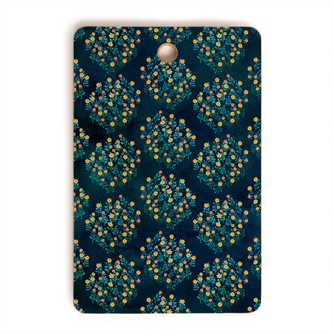 Iveta Abolina Blue Meadow Cutting Board Rectangle