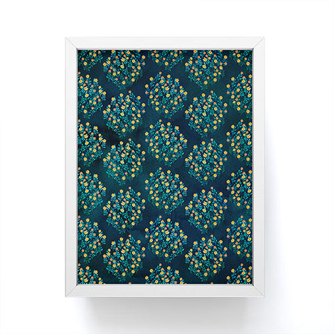 Iveta Abolina Blue Meadow Framed Mini Art Print