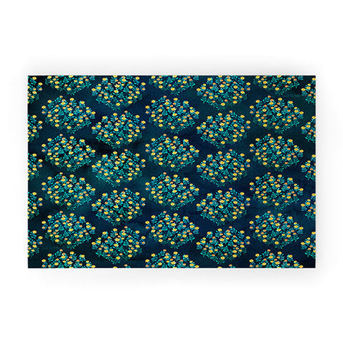 Iveta Abolina Blue Meadow Welcome Mat