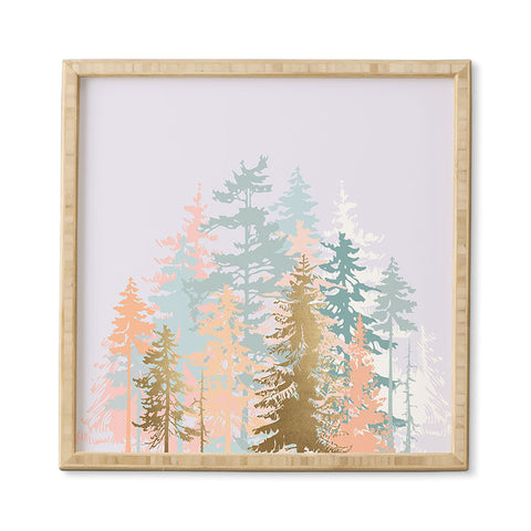 Iveta Abolina Blush Forest Framed Wall Art