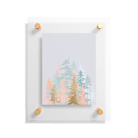 Iveta Abolina Blush Forest Floating Acrylic Print