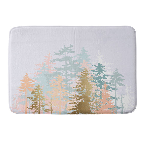 Iveta Abolina Blush Forest Memory Foam Bath Mat