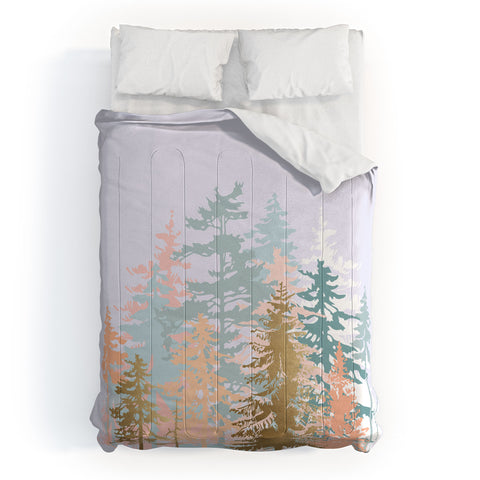 Iveta Abolina Blush Forest Comforter