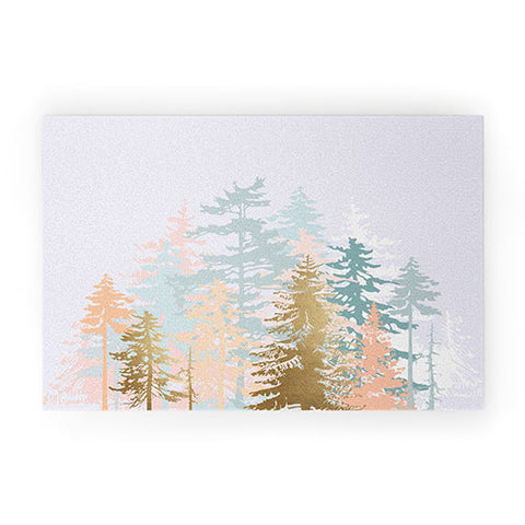 Iveta Abolina Blush Forest Welcome Mat