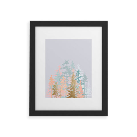 Iveta Abolina Blush Forest Framed Art Print