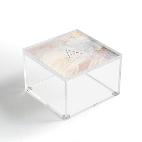 Iveta Abolina Blush Marble I A Acrylic Box