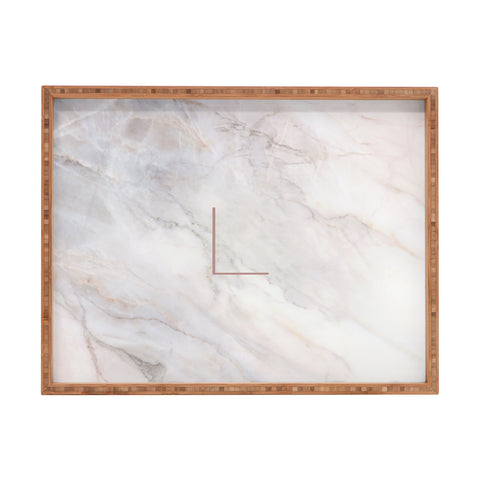 Iveta Abolina Blush Marble II L Rectangular Tray
