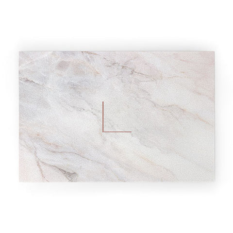 Iveta Abolina Blush Marble II L Welcome Mat