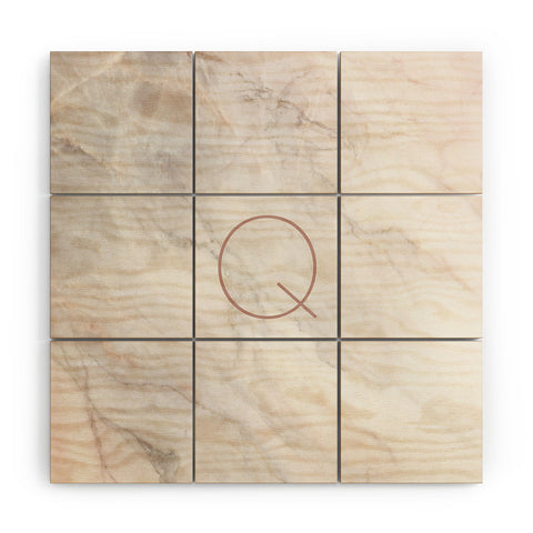 Iveta Abolina Blush Marble II Q Wood Wall Mural