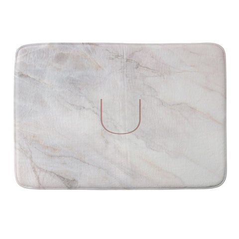 Iveta Abolina Blush Marble II U Memory Foam Bath Mat