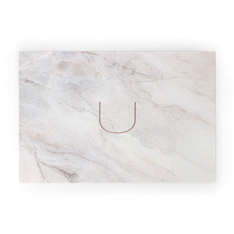 Iveta Abolina Blush Marble II U Welcome Mat