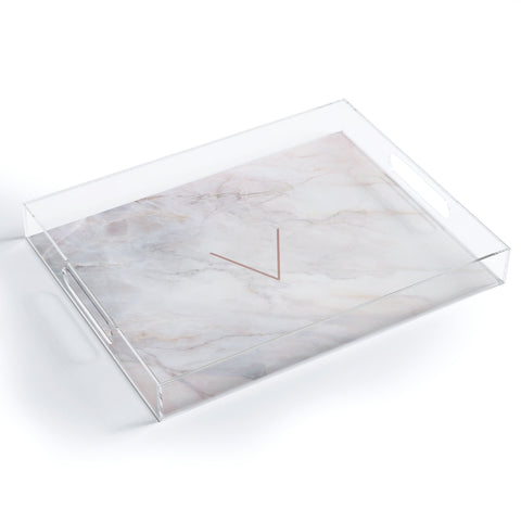 Iveta Abolina Blush Marble II V Acrylic Tray