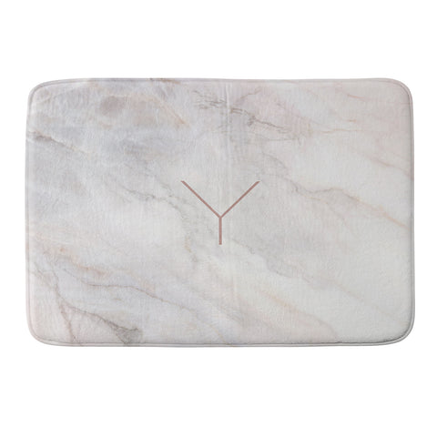 Iveta Abolina Blush Marble II Y Memory Foam Bath Mat