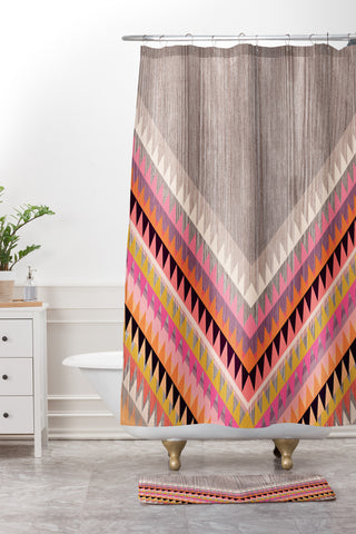 Iveta Abolina Boardwalk Shower Curtain And Mat