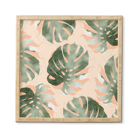 Iveta Abolina Bohemian Monstera Framed Wall Art
