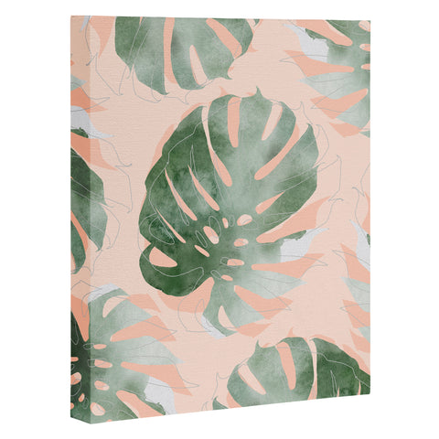 Iveta Abolina Bohemian Monstera Art Canvas