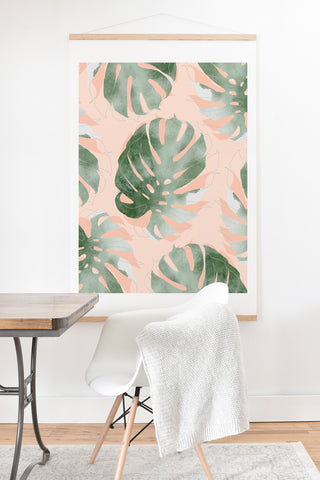 Iveta Abolina Bohemian Monstera Art Print And Hanger