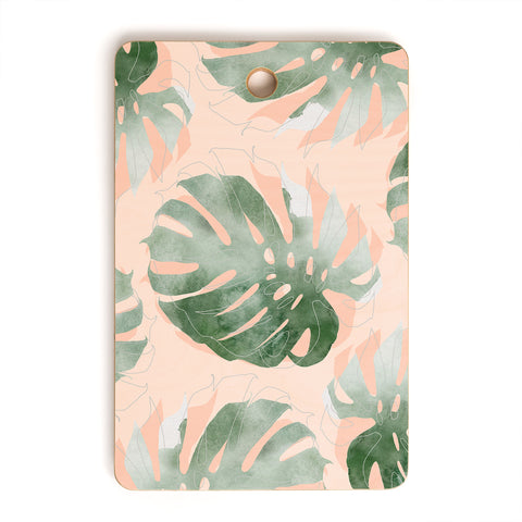Iveta Abolina Bohemian Monstera Cutting Board Rectangle