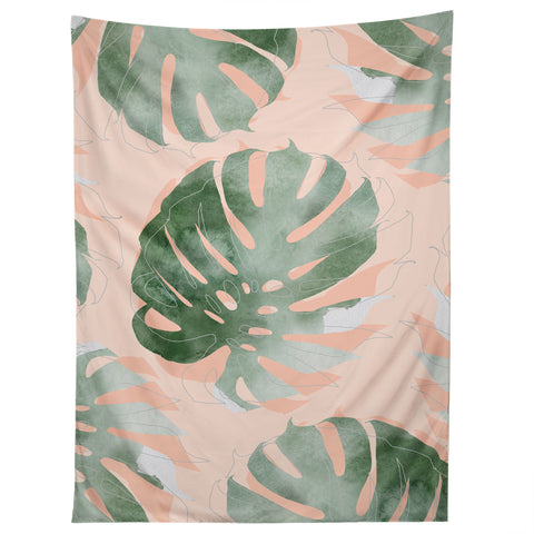 Iveta Abolina Bohemian Monstera Tapestry