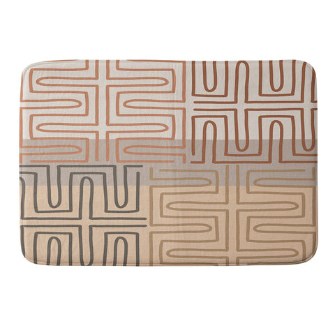 Iveta Abolina Bouvier Cream Memory Foam Bath Mat