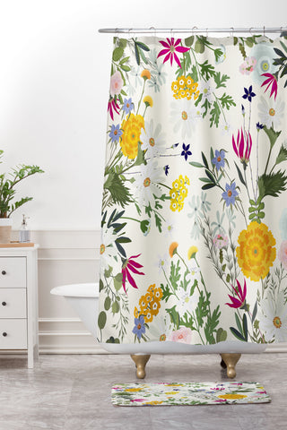 Iveta Abolina Bretta Shower Curtain And Mat