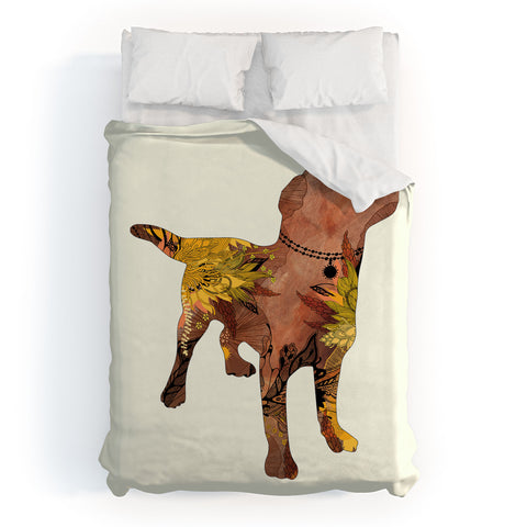 Iveta Abolina Brown Lab Duvet Cover