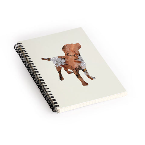 Iveta Abolina Brown Lab Spiral Notebook