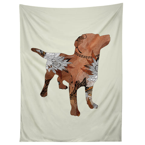 Iveta Abolina Brown Lab Tapestry